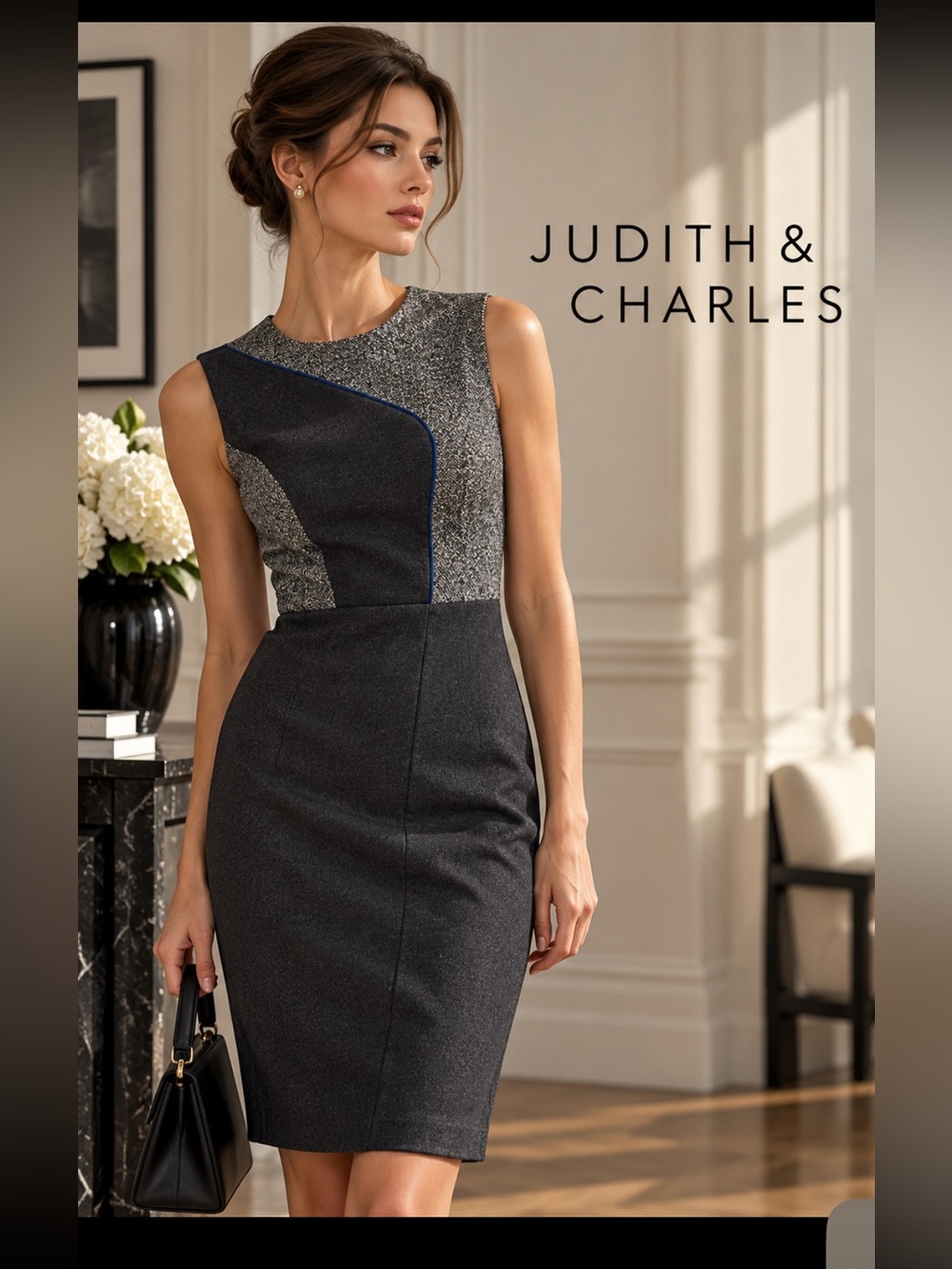 JUDITH & CHARLES, the wool & silk pencil dress!